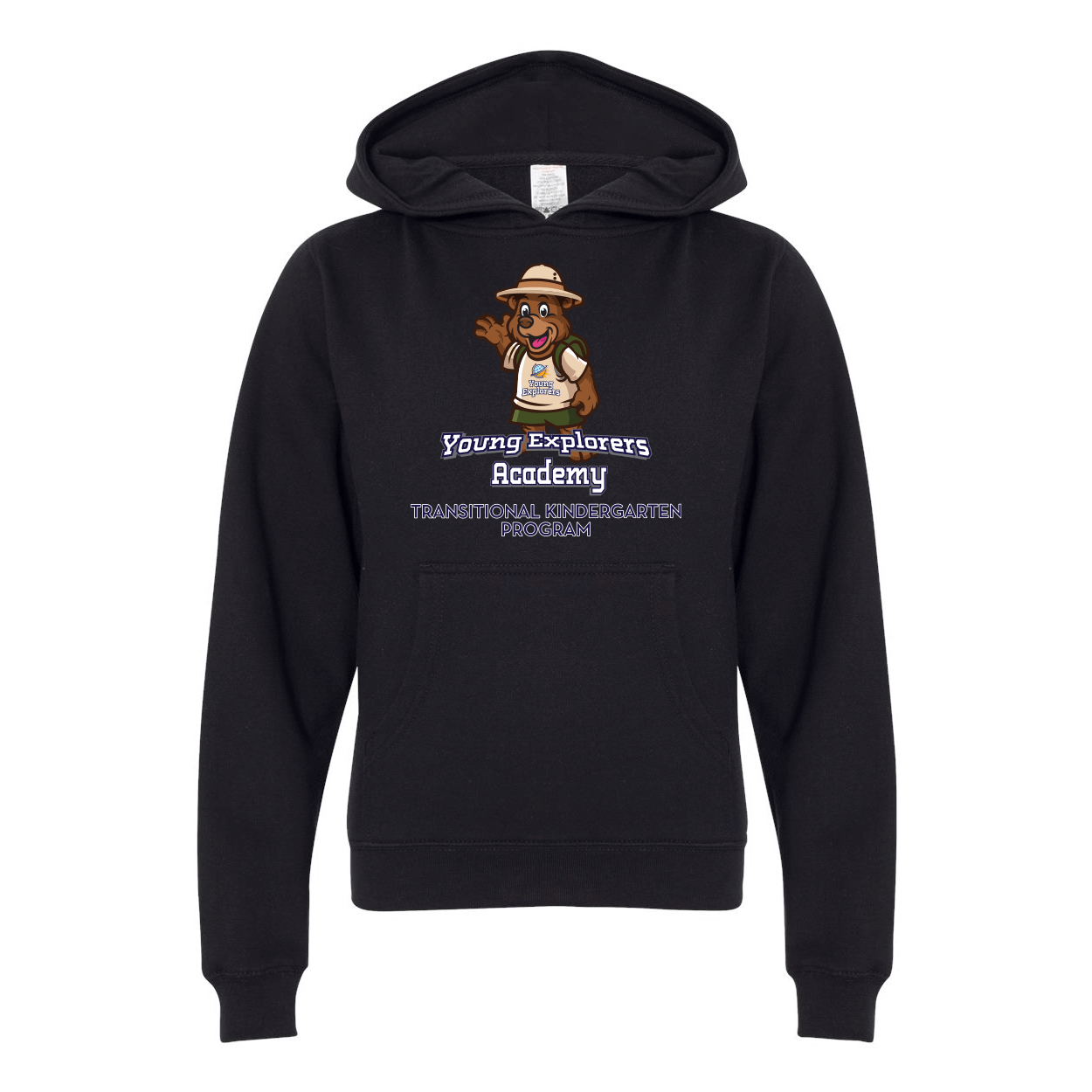 Young Explorers Academy Full Color Vertical Youth Hoodie